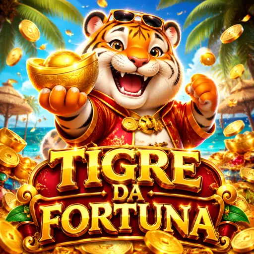 Símbolo do tigre dourado do Fortune Tiger com seus valores de pagamento