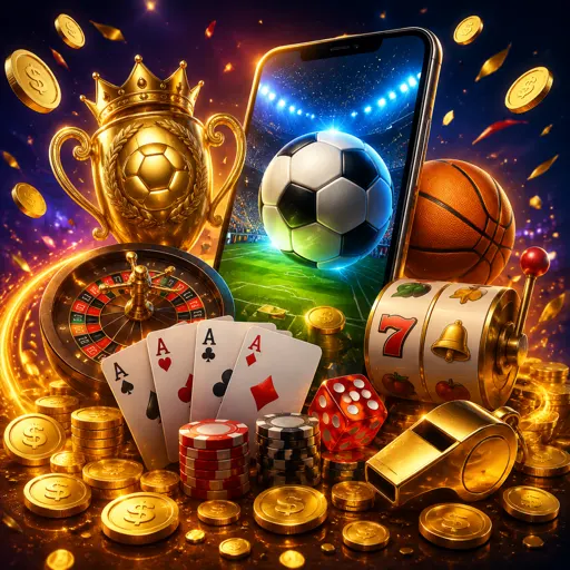 Painel de apostas esportivas com campeonatos e odds ao vivo